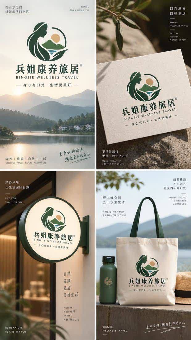 兵姐康养旅居 · 品牌形象